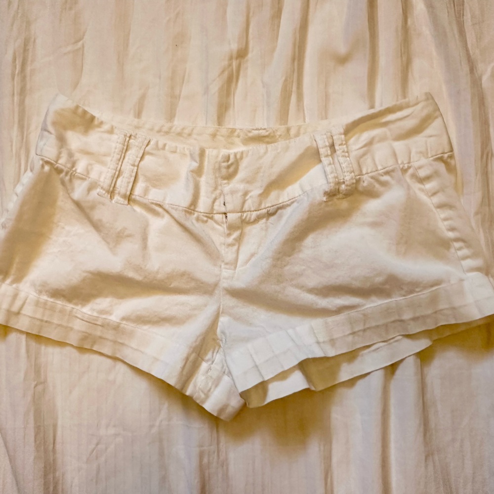 Women's White Shorts